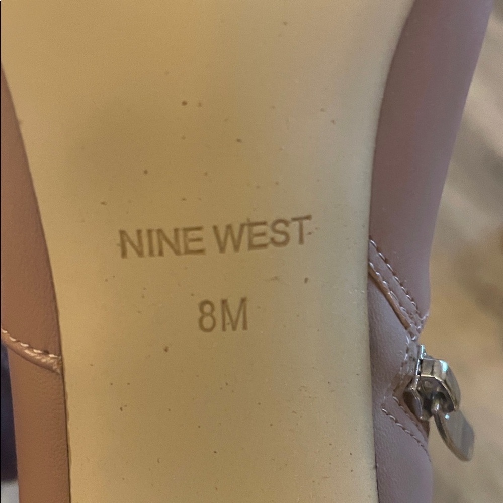 #96  Nine West Elegant medium natural Knee-High Women's Boots NWOTwB sz 8M WC - Picture 2 of 9